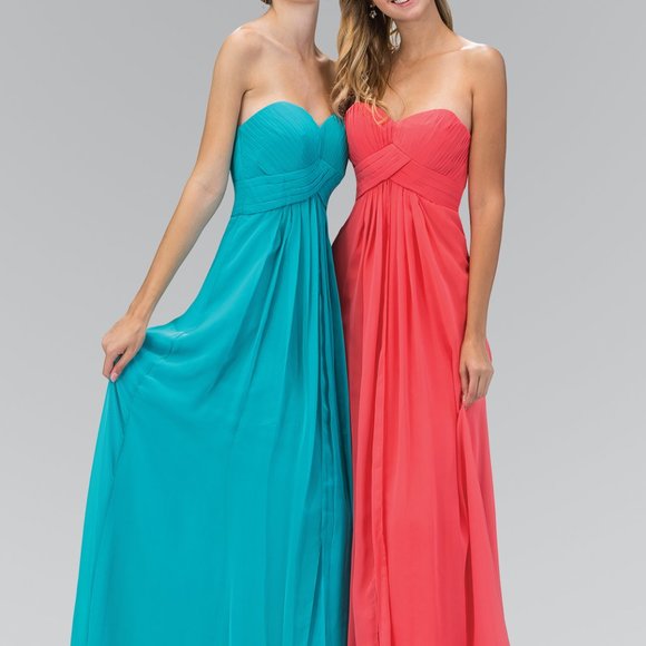 GLS Collective Dresses & Skirts - Sweetheart Neck A-Line Shape Prom Dress GSGL1122